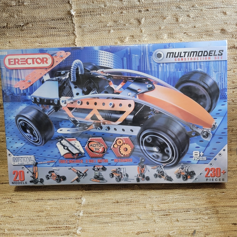 2012 Meccano Erector Multimodels Construction Set Car 20 Models 6550E NEW